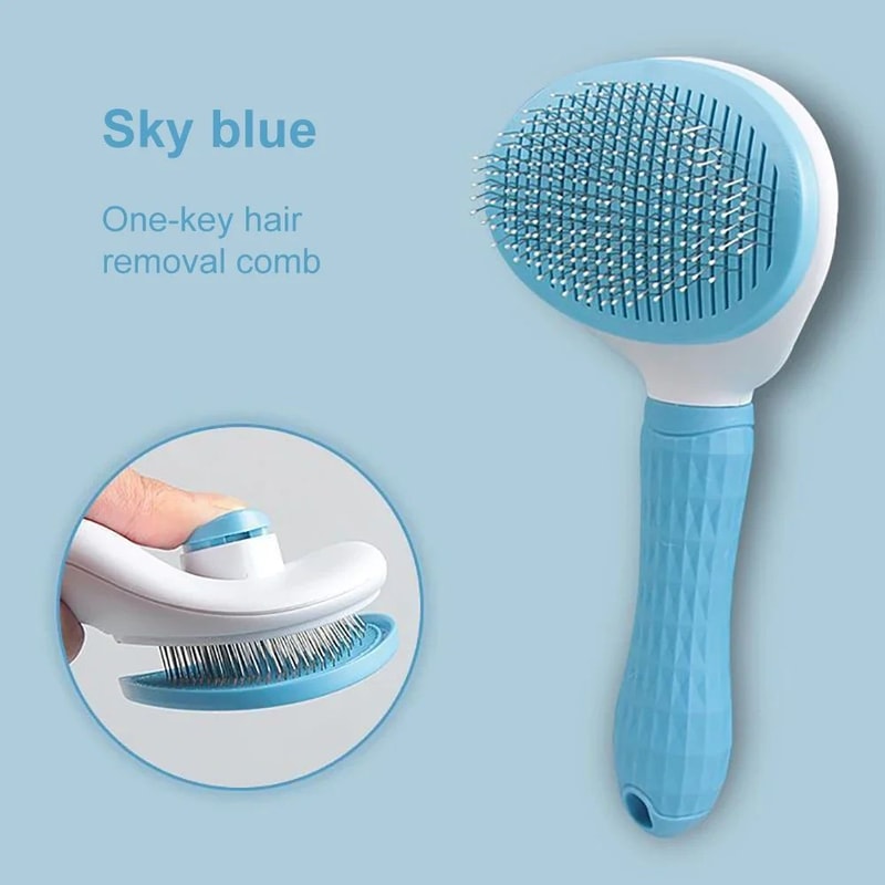 Premium LongHair Dog Hair Remover Brush Professional Pet Grooming Fur Care Tool For Cats Dogs 2