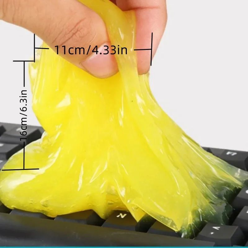 MultiSurface Cleaning Gel Dust Remover Reusable Car Cleaning Slime Keyboard Cleaner 2