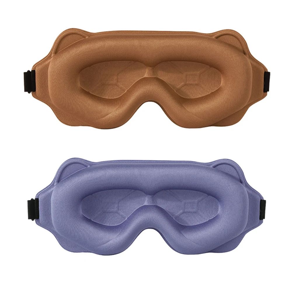 3D Sleep Mask For Deep Rest Light Blocking Eye Mask With Breathable PressureFree Comfort 10