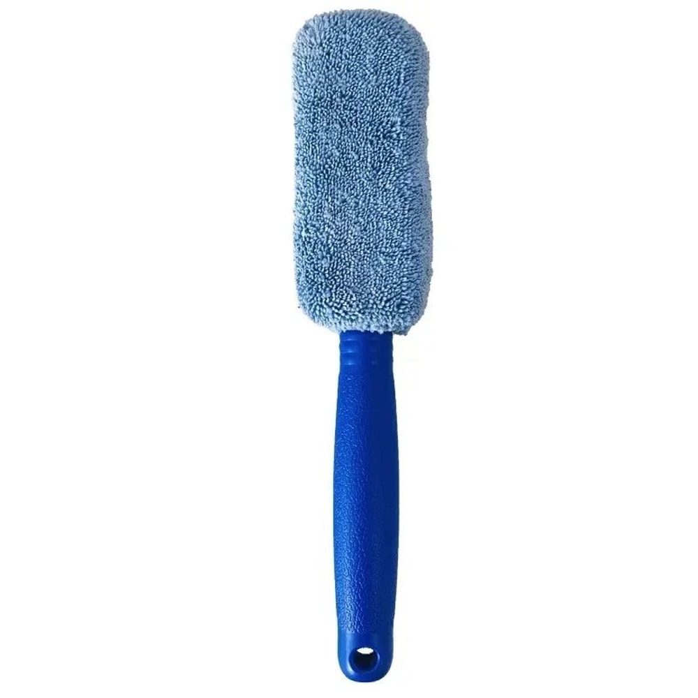 Microfiber Car Wheel Cleaning Brush Soft Tire Rim Wash Brush With Ergonomic Handle 4