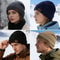 Unisex FurLined Knit Beanie Warm Winter Hat For Outdoor Sports Wear 2