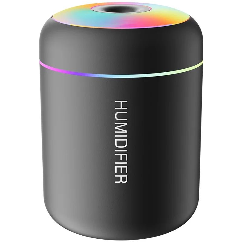 PureMist Mini Air Humidifier USB Aroma Diffuser With LED Light For Home Car 4