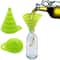 FlexiPour Collapsible Silicone Funnel Mini Foldable Funnel For Kitchen Fuel Travel 0