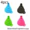FlexiPour Collapsible Silicone Funnel Mini Foldable Funnel For Kitchen Fuel Travel 8