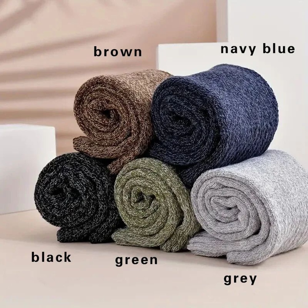 FrostGuard Winter Thermal Socks Extra Thick Warm Socks For Men Women 5 Pairs 3