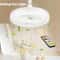BreezeGlow Smart Ceiling Fan Light 2in1 LED Fan With Remote Control E27 Base 0