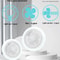 BreezeGlow Smart Ceiling Fan Light 2in1 LED Fan With Remote Control E27 Base 1