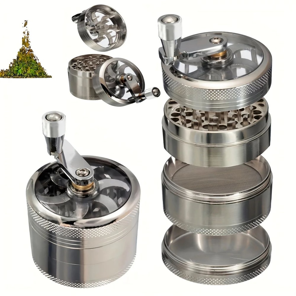 SpiceCrush Manual Nut Spice Grinder Handheld Crusher For Nutmeg Ginger Peppercorns 0