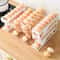 FreshFlow Automatic Egg Roller Storage Box Large Capacity 4Tier Refrigerator Egg Organizer 3