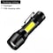BrightCore Mini USB Rechargeable Flashlight With COB LED Zoom Focus 11