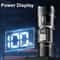 PowerBeam Tactical LED Flashlight With Digital Display USB Recharge 4