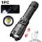 PowerBeam Tactical LED Flashlight With Digital Display USB Recharge 9