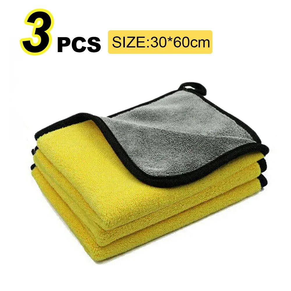 UltraSoft Microfiber Car Wash Towel For ScratchFree Car Detailing Drying 5