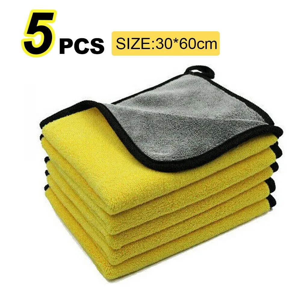 UltraSoft Microfiber Car Wash Towel For ScratchFree Car Detailing Drying 6