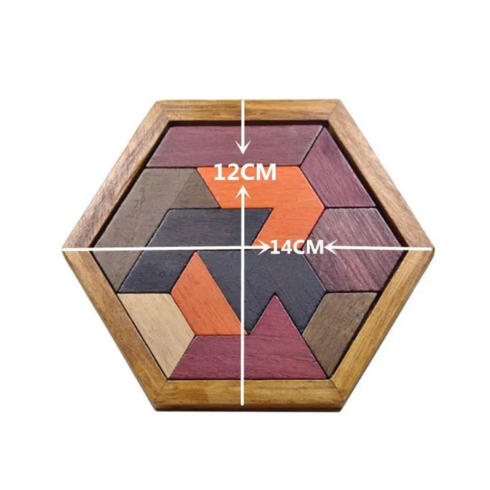 MindShape Wooden Geometric Puzzle Board Educational Brain Teaser Toy For Kids 1