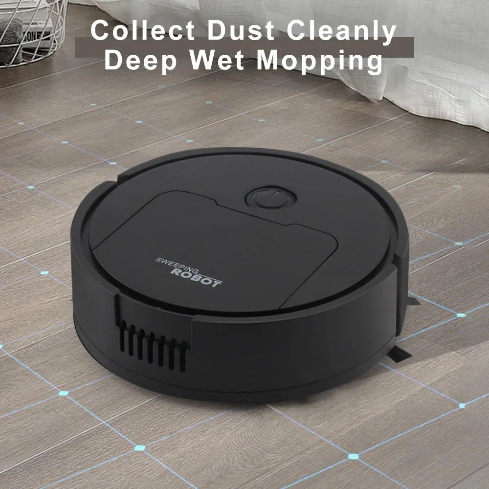 CleanMate 3in1 Robot Vacuum Cleaner Automatic Sweeping Suction Mop 1