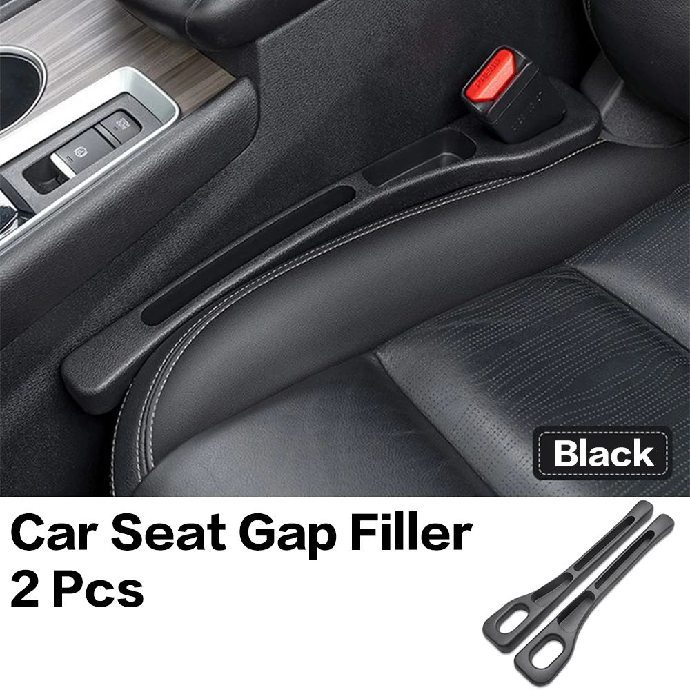 GapGuard Car Seat Gap Filler Interior Crevice Organizer For Seats 2Piece Set 6