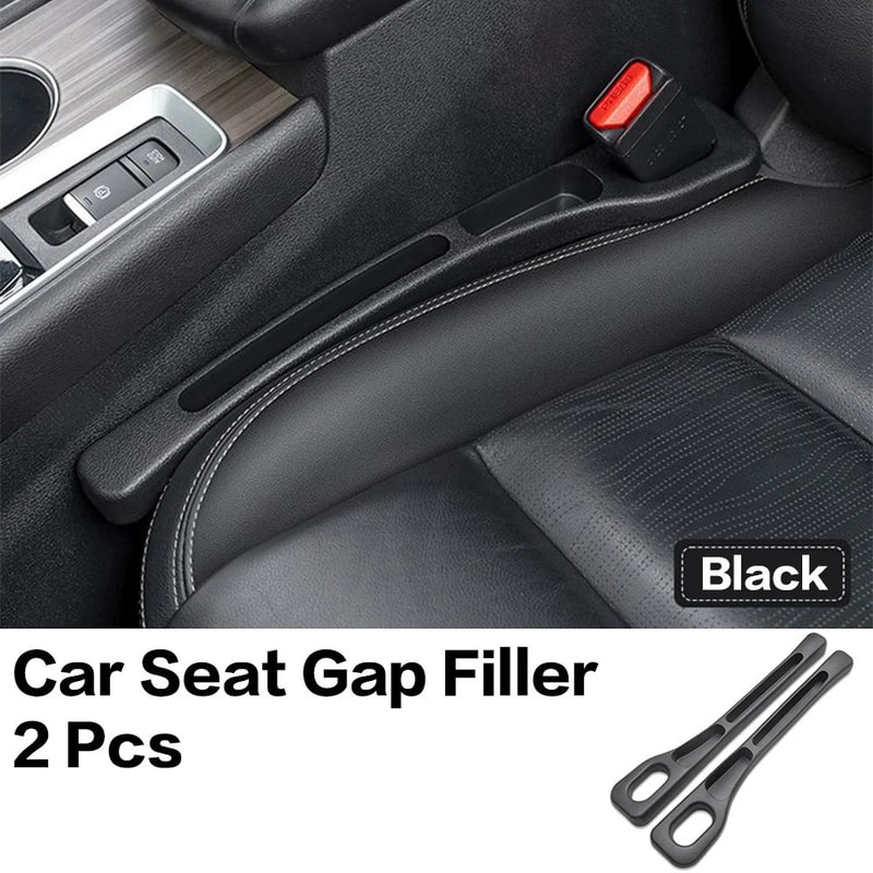 GapGuard Car Seat Gap Filler Interior Crevice Organizer For Seats 2Piece Set 6