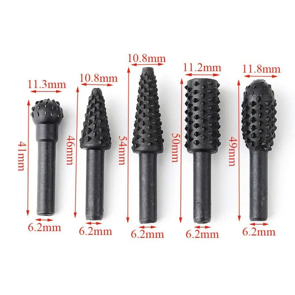 ProCut 5Piece Wood Carving Drill Bit Set 14 Woodworking Cutting Tools 3