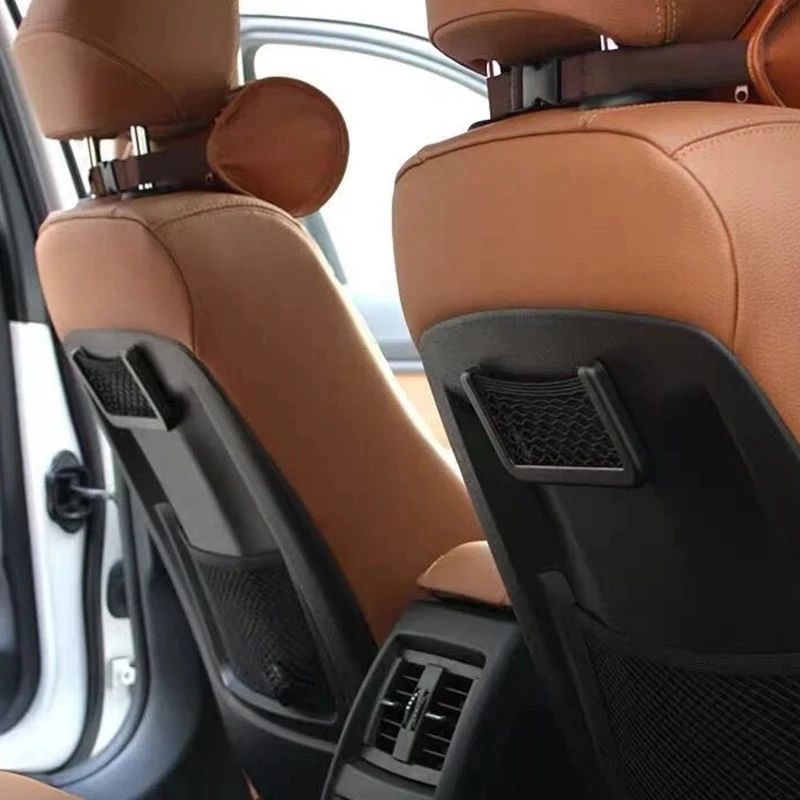 SeatEase Car Seat Side Storage Net Elastic Mesh Organizer For Phone Essentials 2
