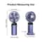 CoolFlex Portable Mini Fan Foldable Neck Hanging USB Rechargeable Fan With Display 1