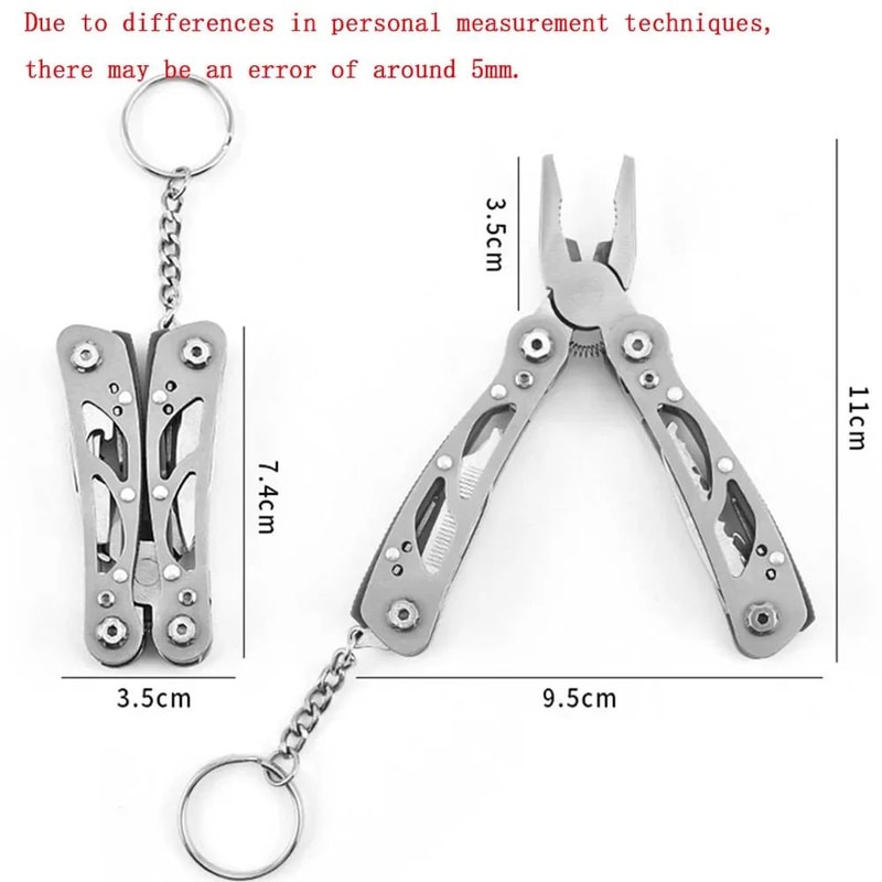 TrailCore Folding MultiTool Pocket Knife With Pliers Compact Survival Repair Tool 1