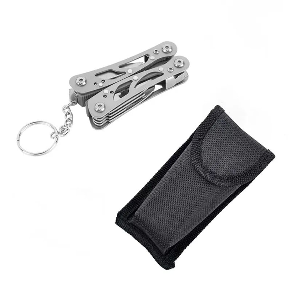 TrailCore Folding MultiTool Pocket Knife With Pliers Compact Survival Repair Tool 8