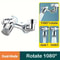 FlexFlow 1080 Rotatable Faucet Sprayer Head Universal Tap Extender With Dual Spray Modes 6