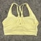 Performance Cross Back Sports Bra Supportive Women Fitness Bra With PushUp Chest Pads 21