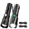 PowerBeam 2000LM Tactical Flashlight Rechargeable LED Flashlight With Zoom Display 4