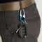 SteelLock Everyday Keychain Buckle Stainless Steel Keychain With Carabiner Hook 2