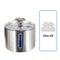 PureFlow Stainless Pet Fountain Cat Water Fountain 25L Automatic Dispenser 5