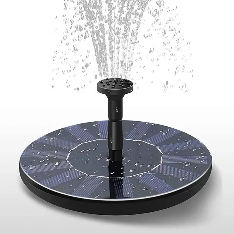 Solar Floating Fountain Pump For Bird Baths Ponds Eco Garden Water Feature 1318cm 0