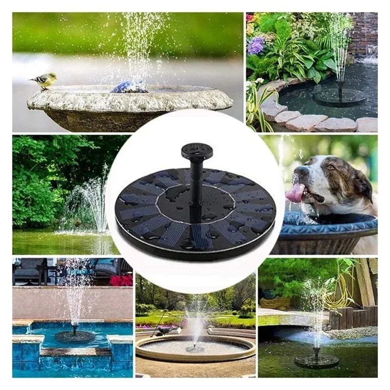 Solar Floating Fountain Pump For Bird Baths Ponds Eco Garden Water Feature 1318cm 5