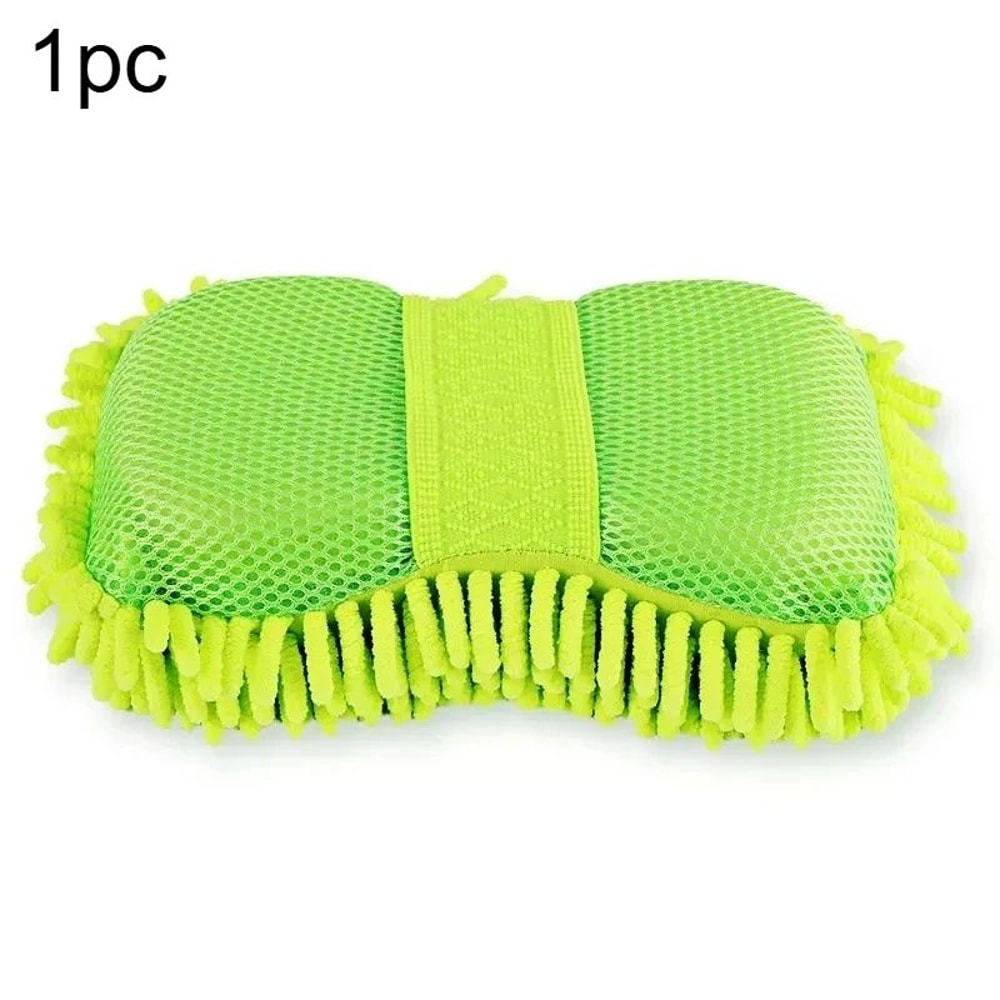 Microfiber Car Wash Sponge Glove ScratchFree Auto Detailing Cleaning Tool 6