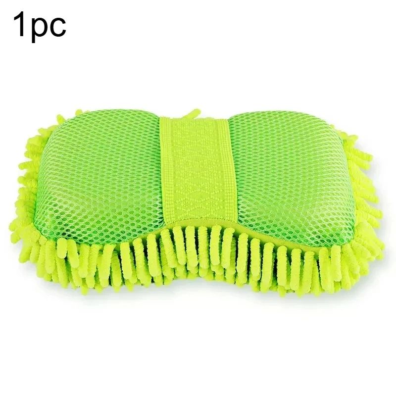 Microfiber Car Wash Sponge Glove ScratchFree Auto Detailing Cleaning Tool 6