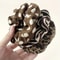 Leopard Fabric Scrunchies Set Soft Elastic Hair Ties Ponytail Holders 5 Pcs 3