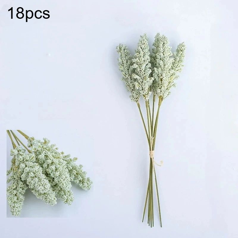 Artificial Lavender Flower Bouquets 18Piece Mini Faux Flowers For Weddings DIY Decor 7
