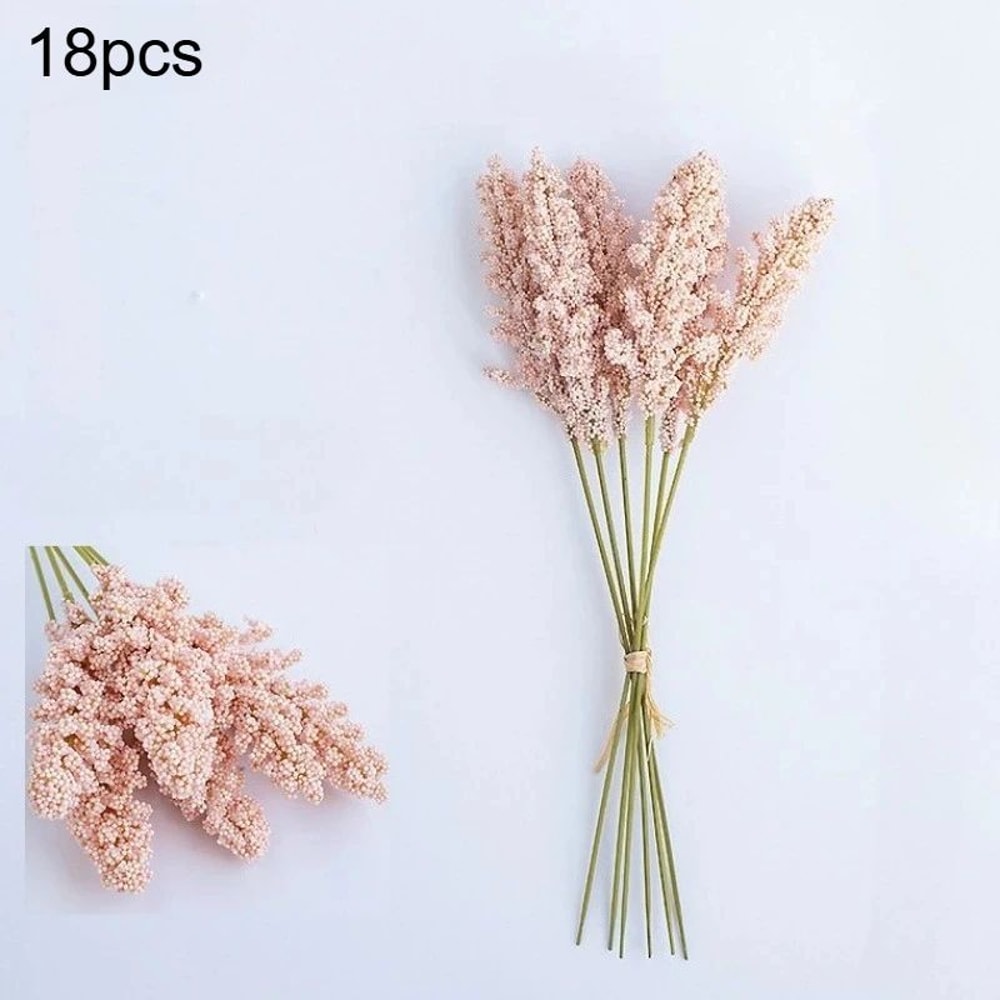 Artificial Lavender Flower Bouquets 18Piece Mini Faux Flowers For Weddings DIY Decor 8