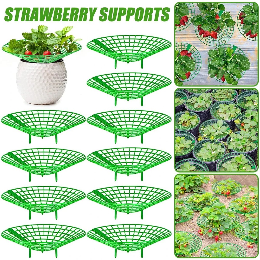 Plant Support Racks For Strawberries Melons 10Piece 3Legged Garden Support Frames 1