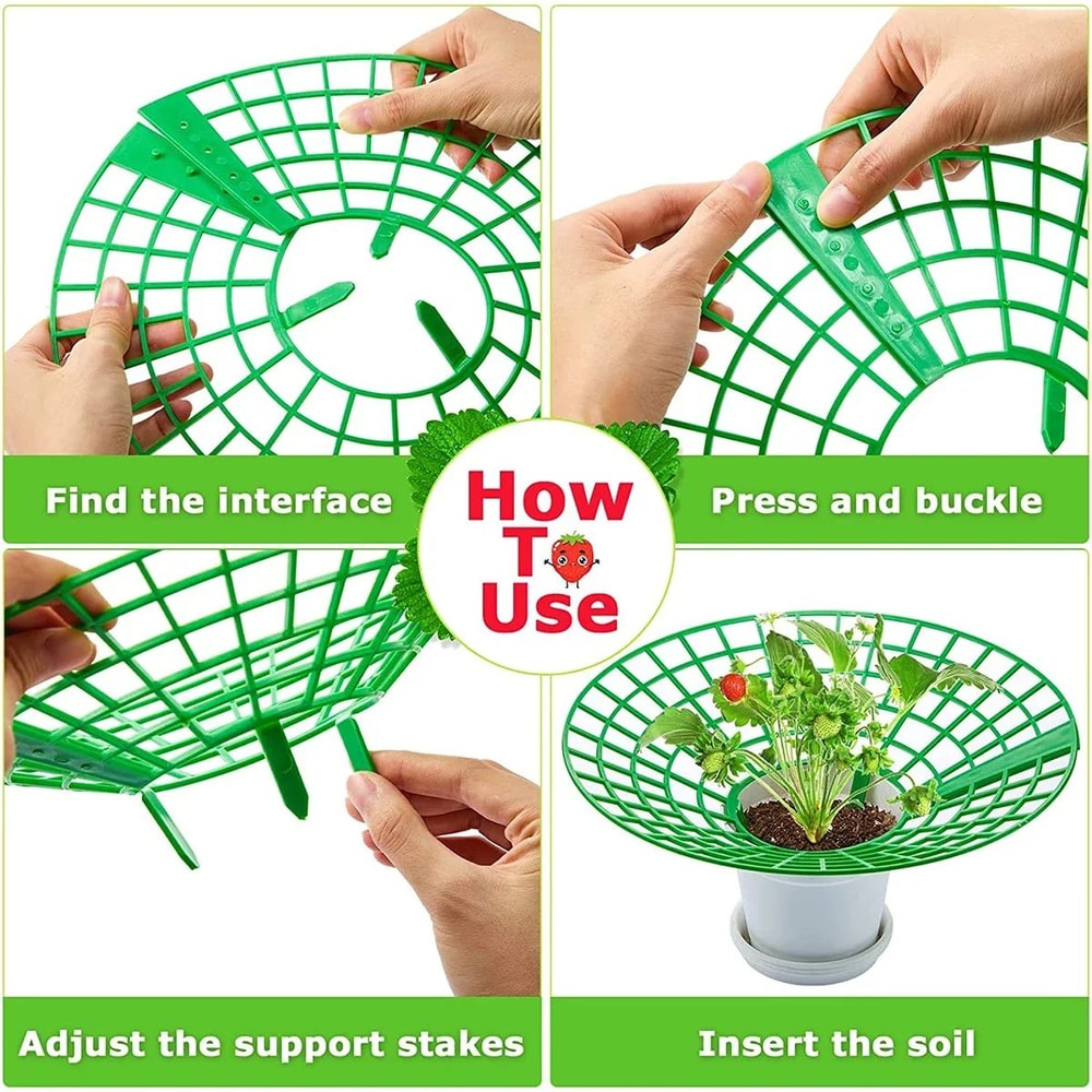 Plant Support Racks For Strawberries Melons 10Piece 3Legged Garden Support Frames 4