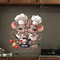 Cartoon Mouse Chef Wall Sticker Removable Kitchen Vinyl Wall Decal Decor 2
