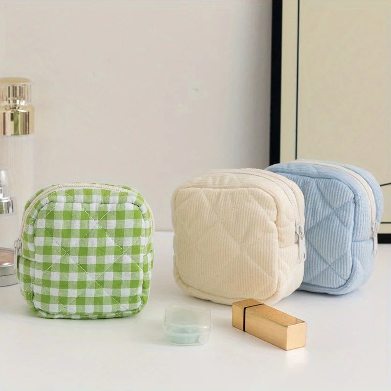 Women Sanitary Pad Storage Pouch Large Capacity Travel Cosmetic Coin Bag 2