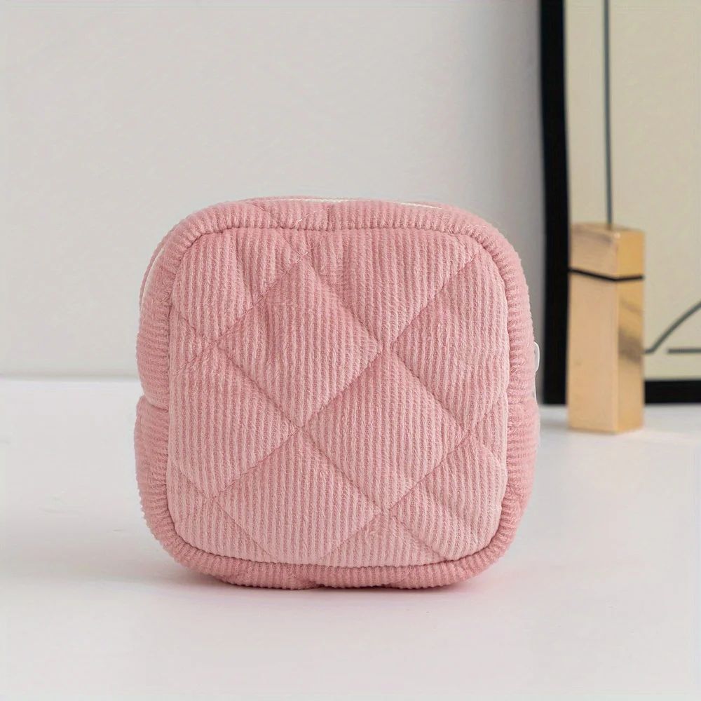 Women Sanitary Pad Storage Pouch Large Capacity Travel Cosmetic Coin Bag 8