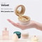 Mini Velvet Travel Jewelry Box Portable Round Organizer For Rings Earrings Necklaces 1