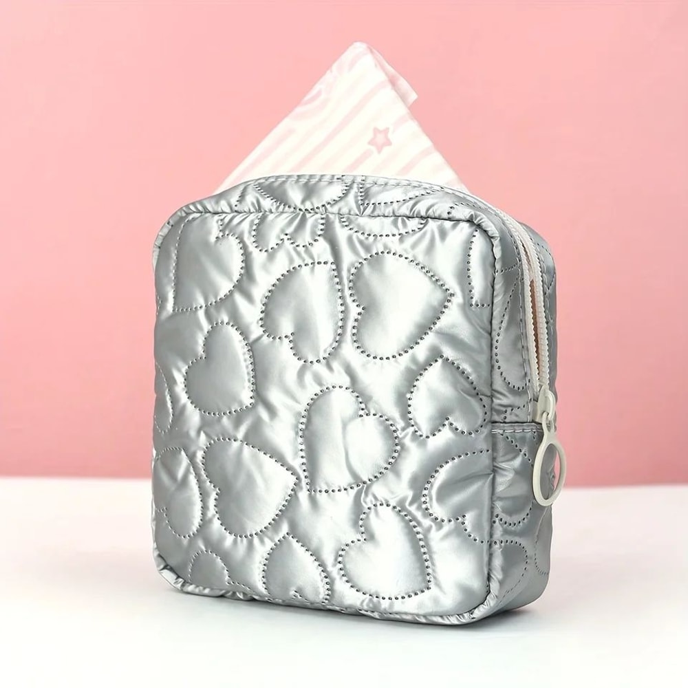 Cute Mini Cosmetic Storage Pouch Portable Makeup Sanitary Organizer Bag For Travel 0