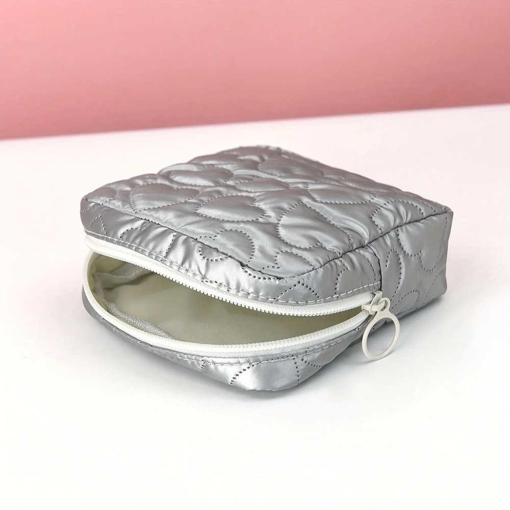 Cute Mini Cosmetic Storage Pouch Portable Makeup Sanitary Organizer Bag For Travel 3