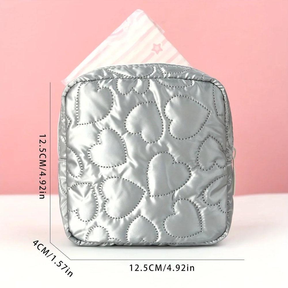 Cute Mini Cosmetic Storage Pouch Portable Makeup Sanitary Organizer Bag For Travel 5