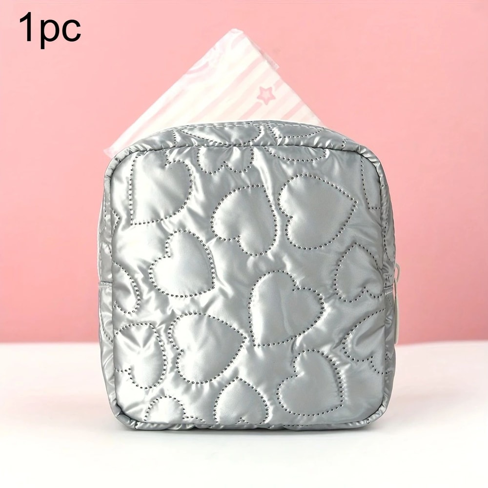 Cute Mini Cosmetic Storage Pouch Portable Makeup Sanitary Organizer Bag For Travel 7