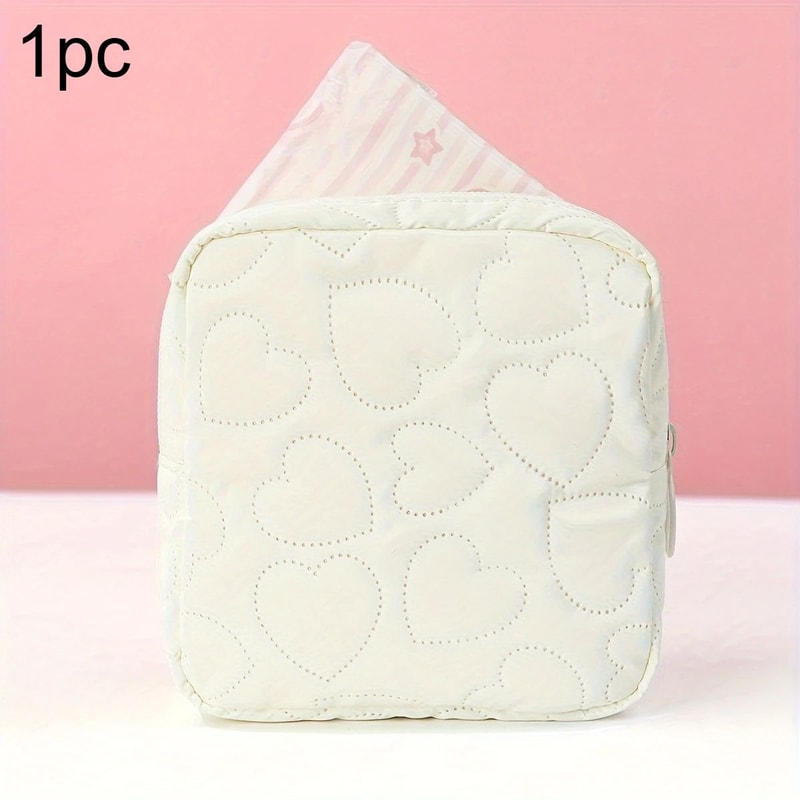 Cute Mini Cosmetic Storage Pouch Portable Makeup Sanitary Organizer Bag For Travel 8